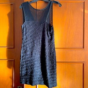 Little black dress shoulders see through